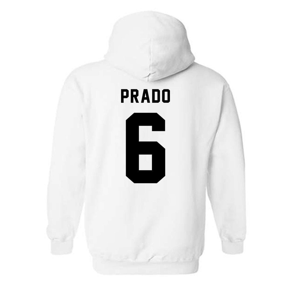 Northeastern - NCAA Men's Soccer : Jaden Prado - Classic Shersey Hooded Sweatshirt-1