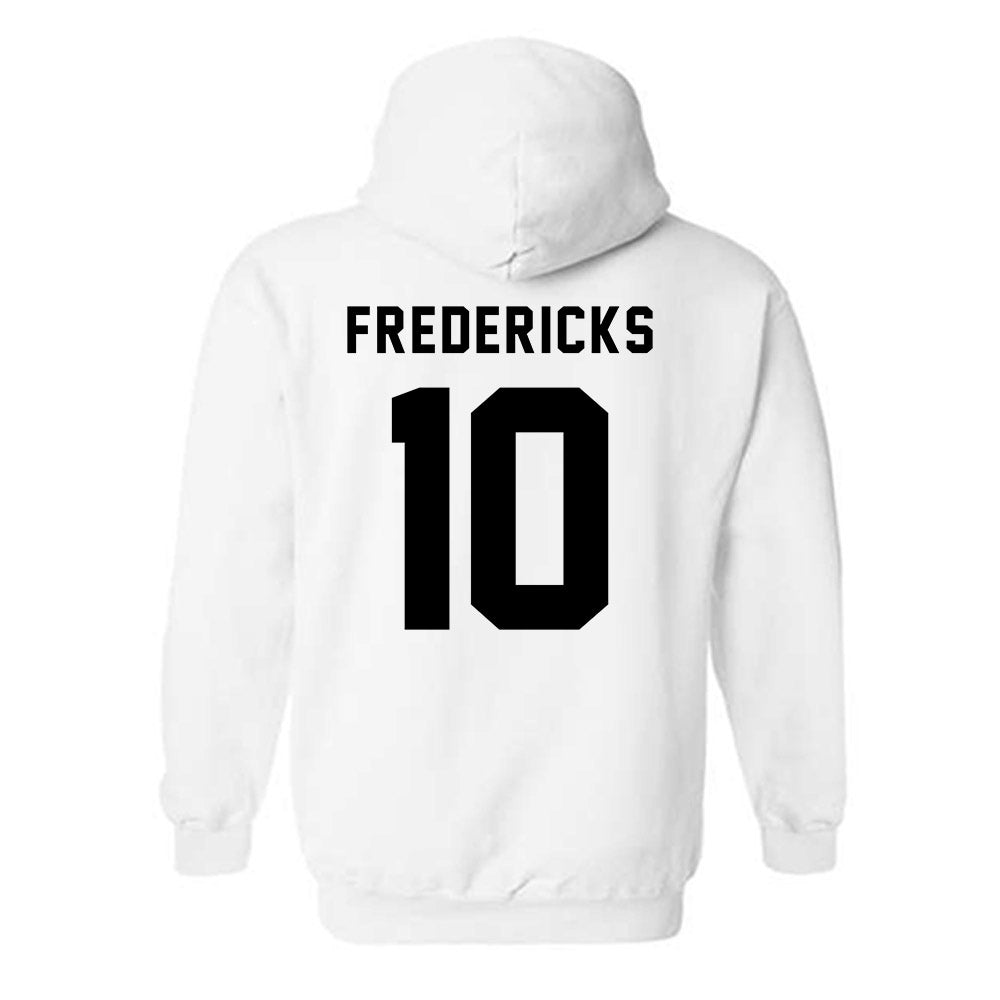 Northeastern - NCAA Men's Ice Hockey : Ethan Fredericks - Classic Shersey Hooded Sweatshirt-1