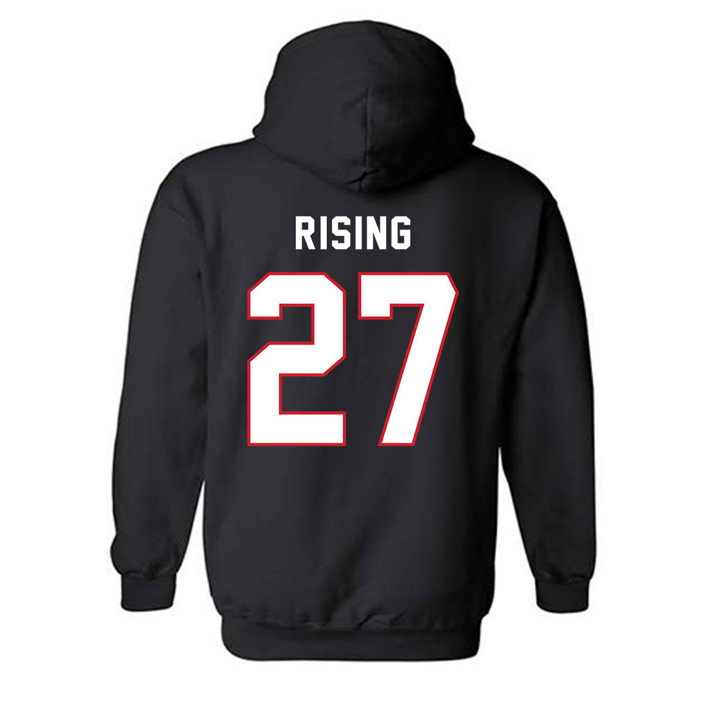 Northeastern - NCAA Baseball : Luc Rising - Classic Shersey Hooded Sweatshirt-1