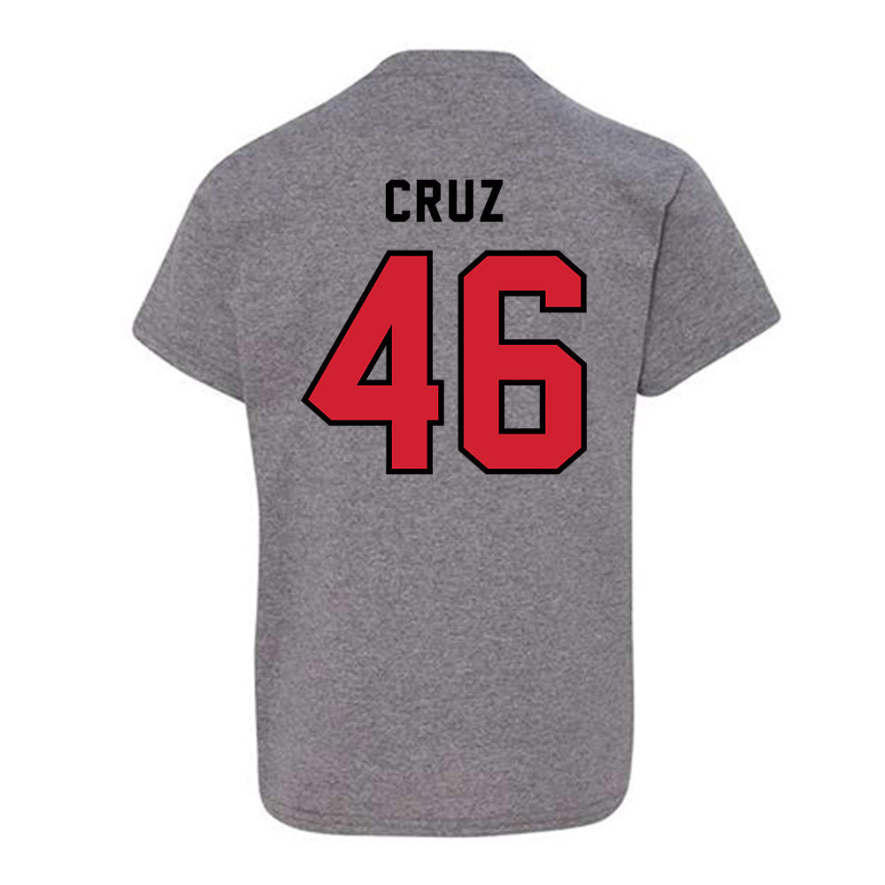 Northeastern - NCAA Baseball : Angel Cruz - Classic Shersey Youth T-Shirt-1