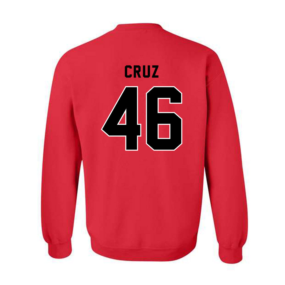 Northeastern - NCAA Baseball : Angel Cruz - Classic Shersey Crewneck Sweatshirt-1
