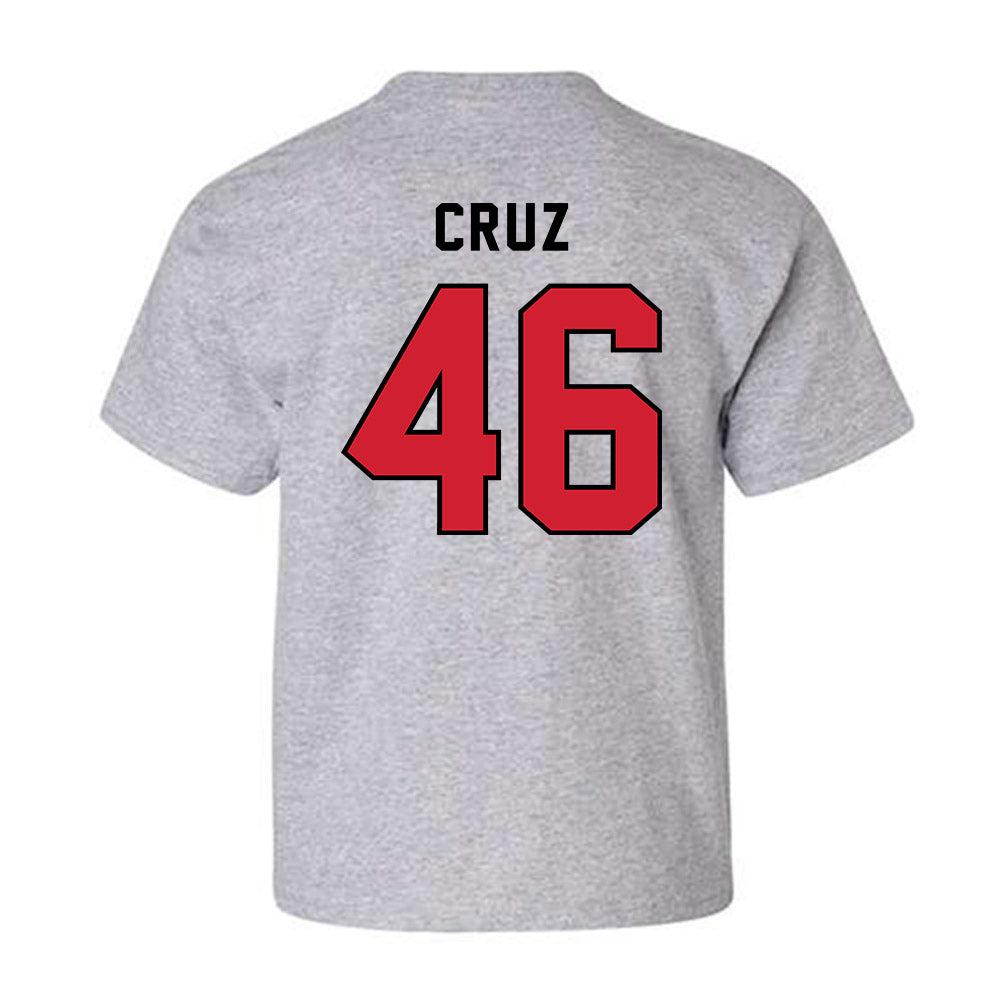 Northeastern - NCAA Baseball : Angel Cruz - Classic Shersey Youth T-Shirt-1