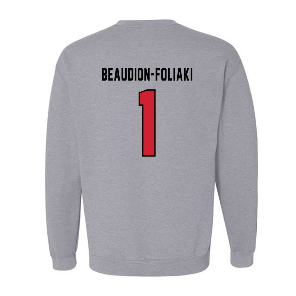 Northeastern - NCAA Women's Basketball : Kailee Beaudion-Foliaki - Classic Shersey Crewneck Sweatshirt-1