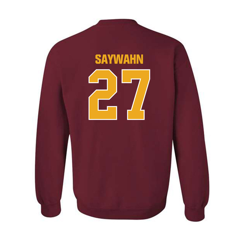 ULM - NCAA Football : Stephen Saywahn - Classic Shersey Crewneck Sweatshirt-1