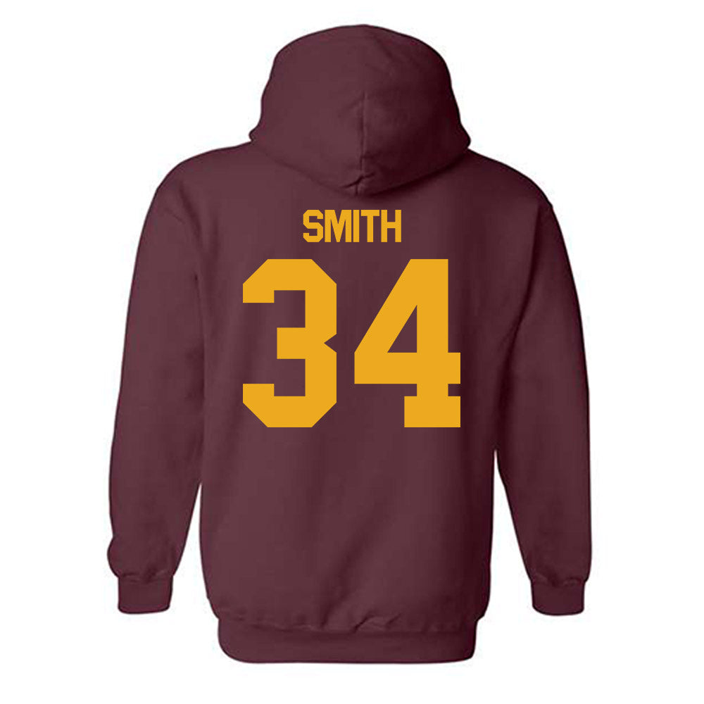 ULM - NCAA Football : Ozarrio Smith - Classic Shersey Hooded Sweatshirt-1