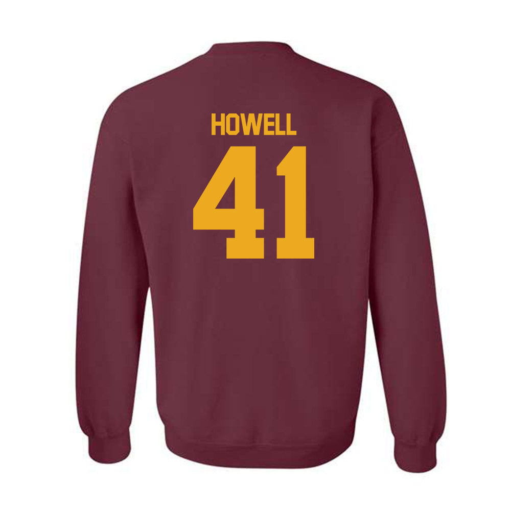 ULM - NCAA Football : Dylan Howell - Classic Shersey Crewneck Sweatshirt-1