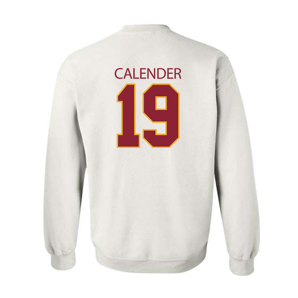 ULM - NCAA Football : Jaeden Calender - Classic Shersey Crewneck Sweatshirt-1