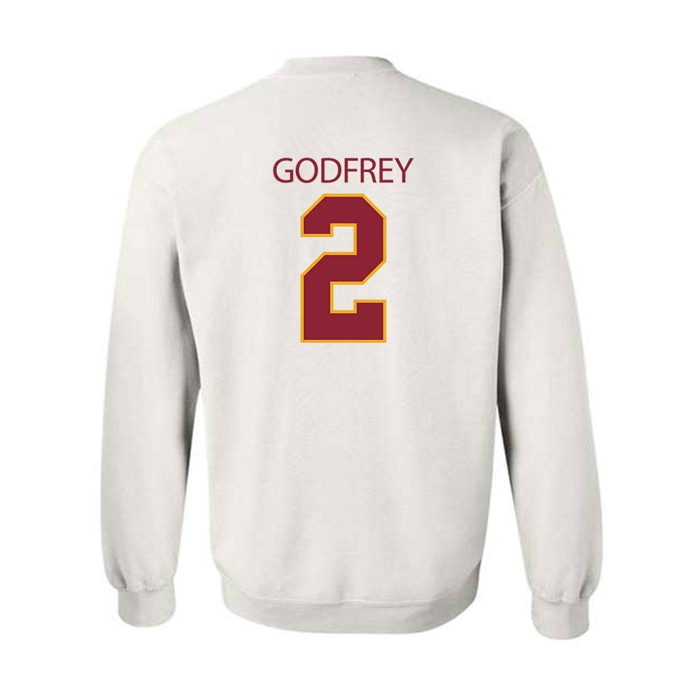 ULM - NCAA Football : Jake Godfrey - Classic Shersey Crewneck Sweatshirt-1