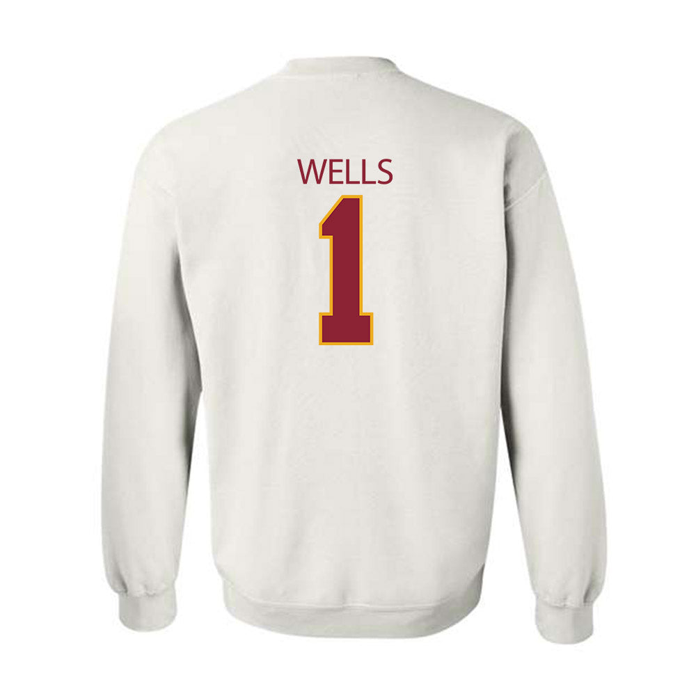 ULM - NCAA Football : Kevontay wells - Classic Shersey Crewneck Sweatshirt-1