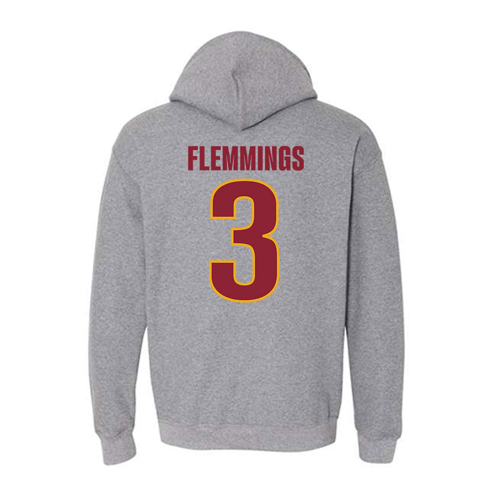 ULM - NCAA Football : Noah Flemmings - Classic Shersey Hooded Sweatshirt-1