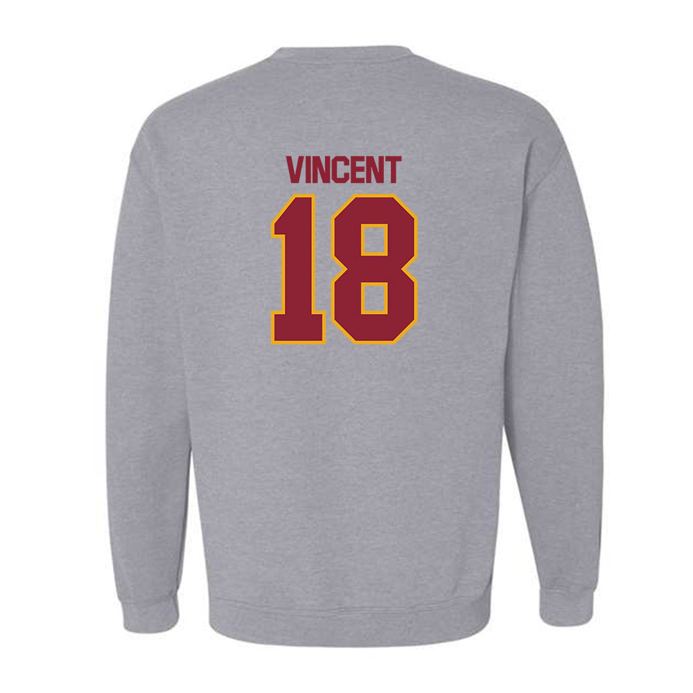 ULM - NCAA Football : Bret Vincent - Classic Shersey Crewneck Sweatshirt-1