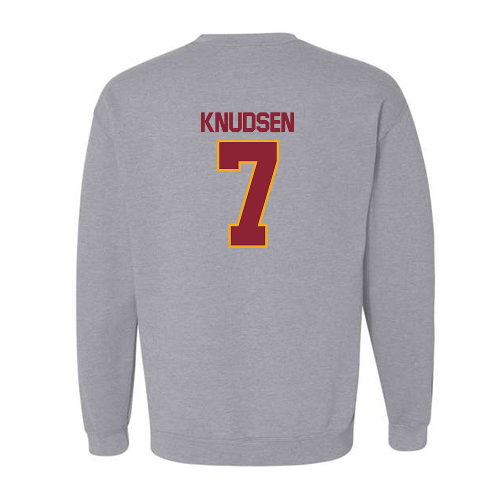 ULM - NCAA Football : Daniel Knudsen - Classic Shersey Crewneck Sweatshirt-1
