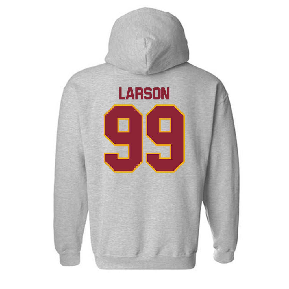 ULM - NCAA Football : Max Larson - Classic Shersey Hooded Sweatshirt-1