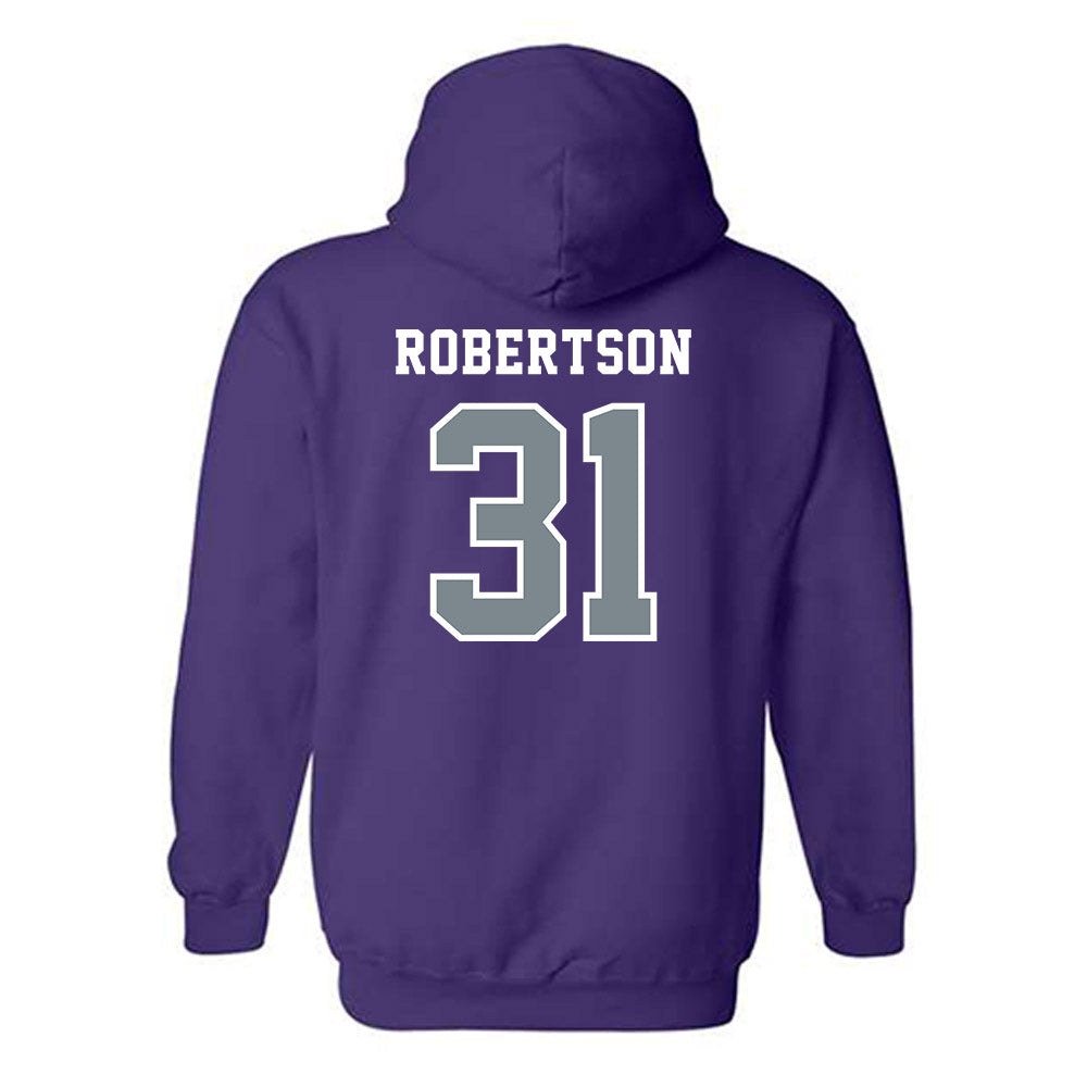 Central Arkansas - NCAA Softball : Emma Robertson - Classic Shersey Hooded Sweatshirt-1