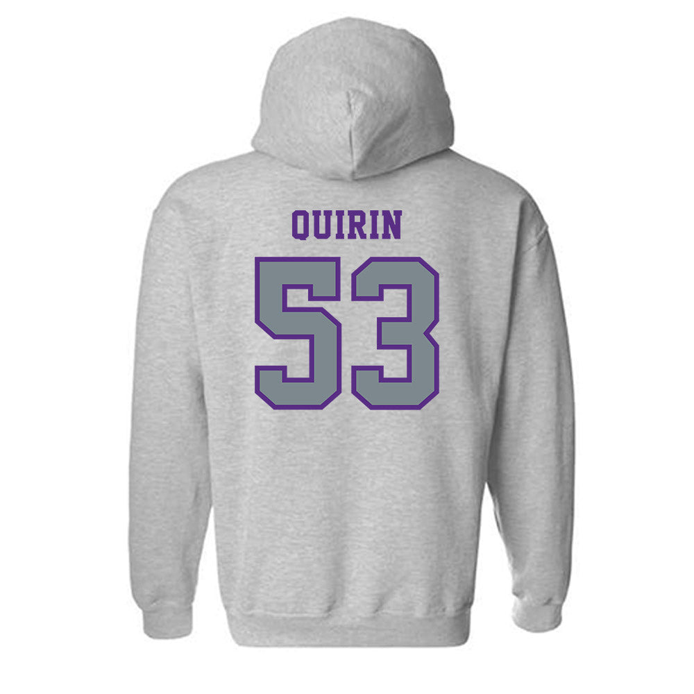Central Arkansas - NCAA Football : Jayce Quirin - Classic Shersey Hooded Sweatshirt-1