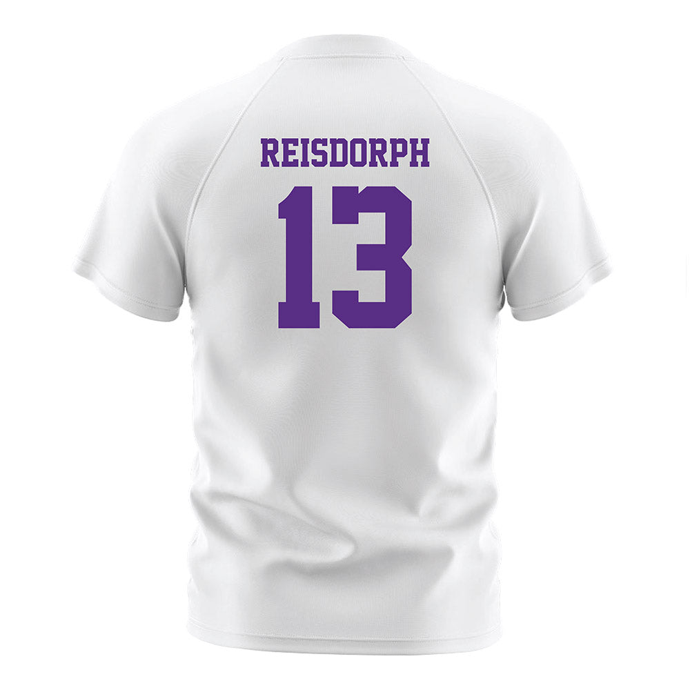 Central Arkansas - NCAA Women's Soccer : Rylee Reisdorph - White Soccer Jersey-1