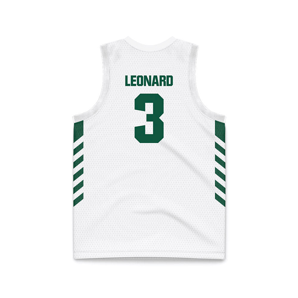 Cleveland State - NCAA Women's Basketball : Jada Leonard - White Basketball Jersey-1