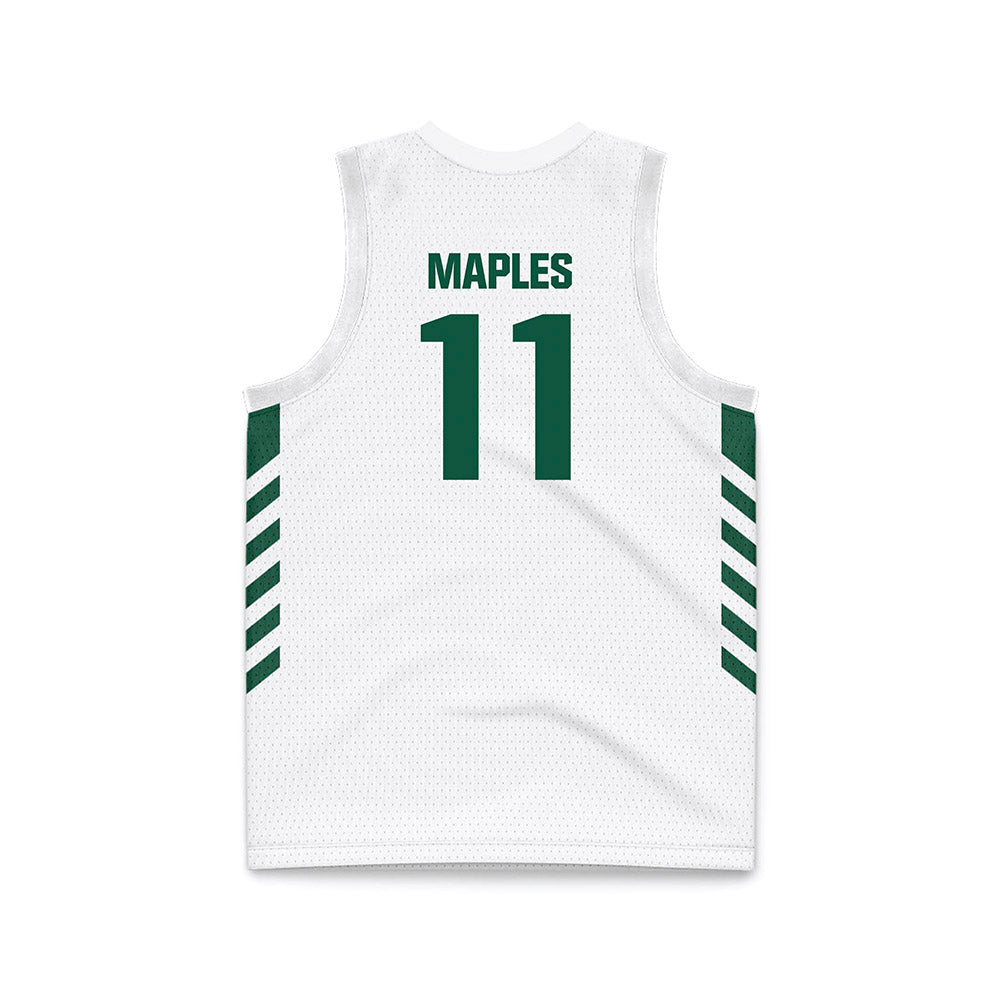Cleveland State - NCAA Women's Basketball : Colbi Maples - White Basketball Jersey-1