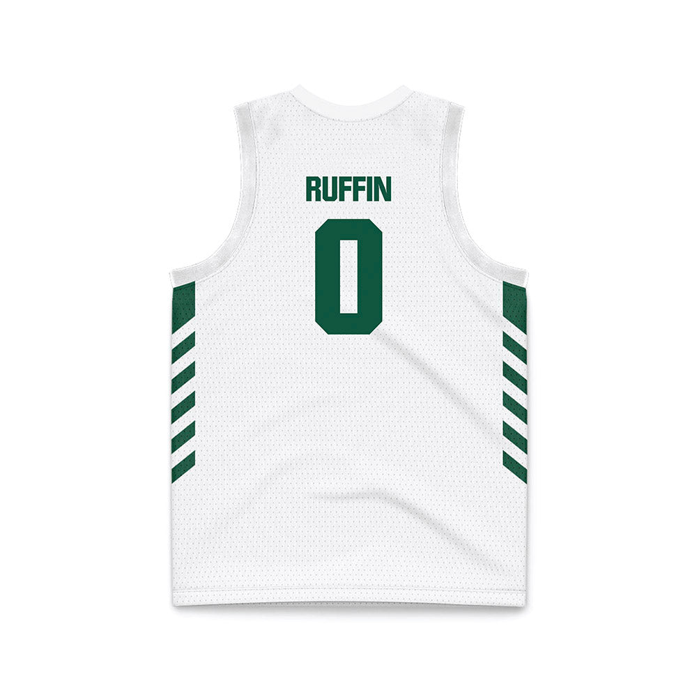 Cleveland State - NCAA Women's Basketball : Queen Ruffin - White Basketball Jersey-1