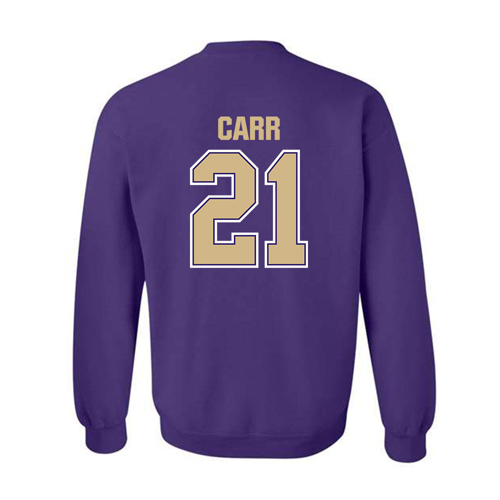 Washington - NCAA Football : Quaid Carr - Classic Shersey Crewneck Sweatshirt-1