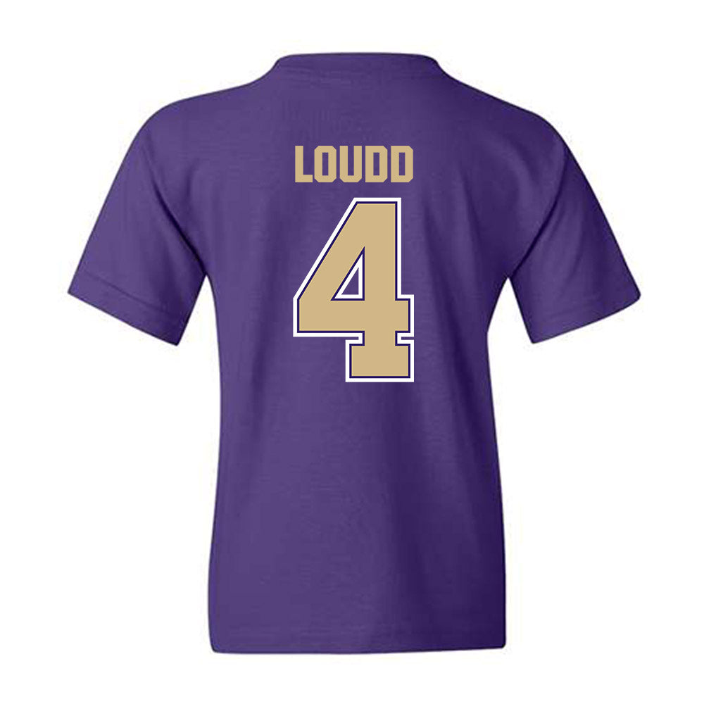 Washington - NCAA Women's Soccer : Maya Loudd - Classic Shersey Youth T-Shirt-1