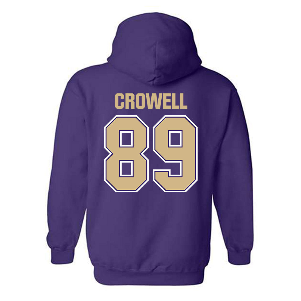 Washington - NCAA Football : Charlie Crowell - Classic Shersey Hooded Sweatshirt-1