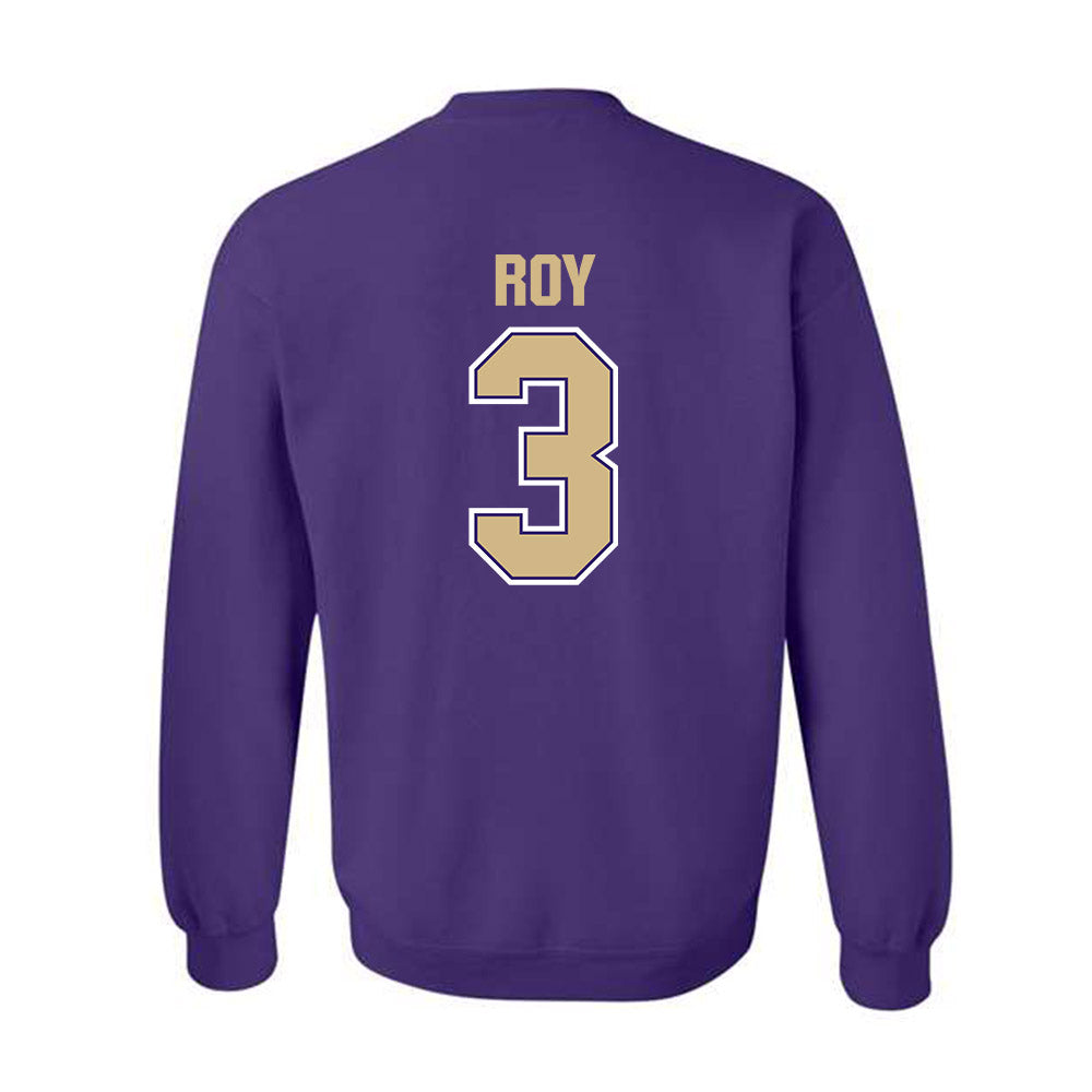 Washington - NCAA Men's Basketball : BJ Roy - Classic Shersey Crewneck Sweatshirt-1