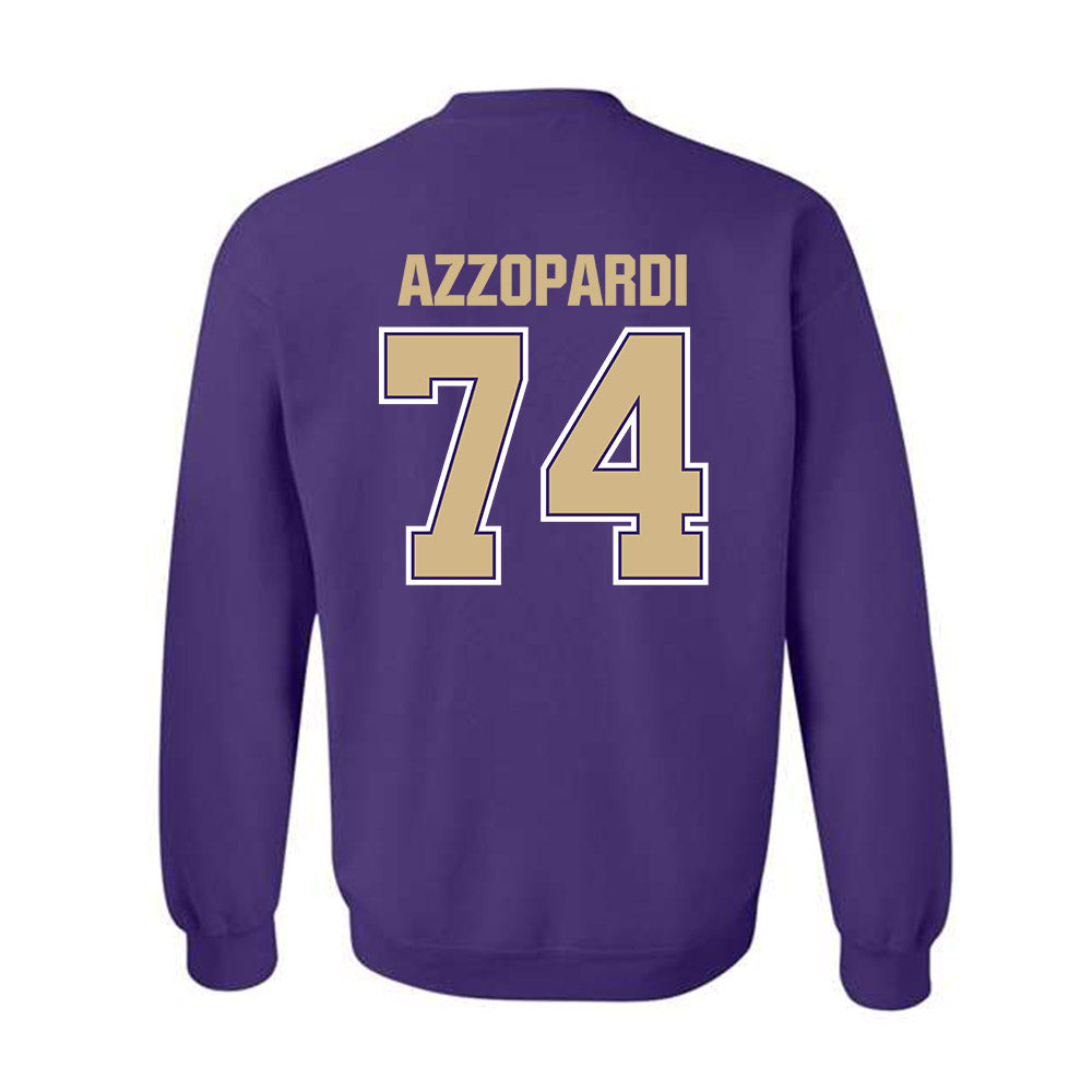 Washington - NCAA Football : Drew Azzopardi - Classic Shersey Crewneck Sweatshirt-1