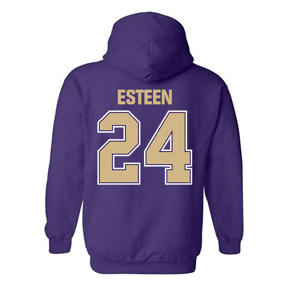 Washington - NCAA Football : Makell Esteen - Classic Shersey Hooded Sweatshirt-1