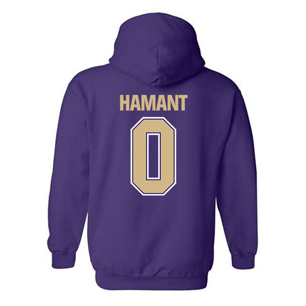 Washington - NCAA Women's Soccer : Mia Hamant - Classic Shersey Hooded Sweatshirt-1