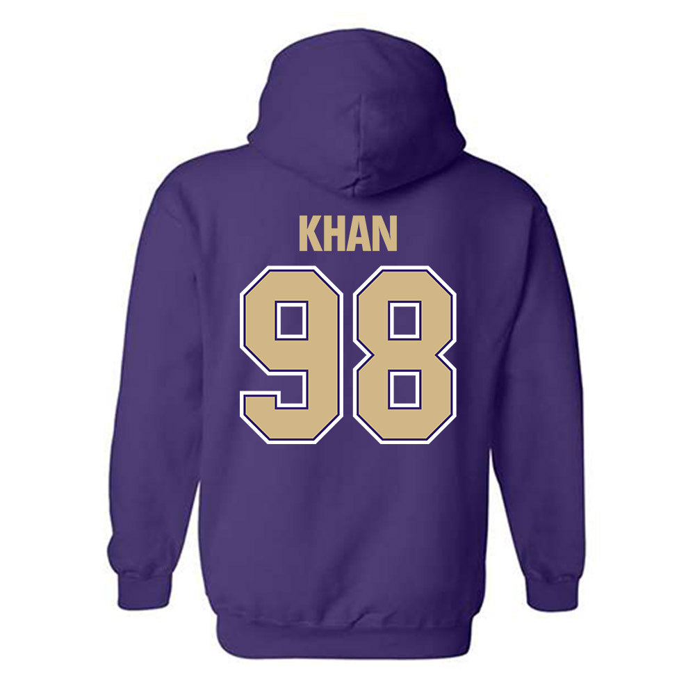 Washington - NCAA Football : Omar Khan - Classic Shersey Hooded Sweatshirt-1