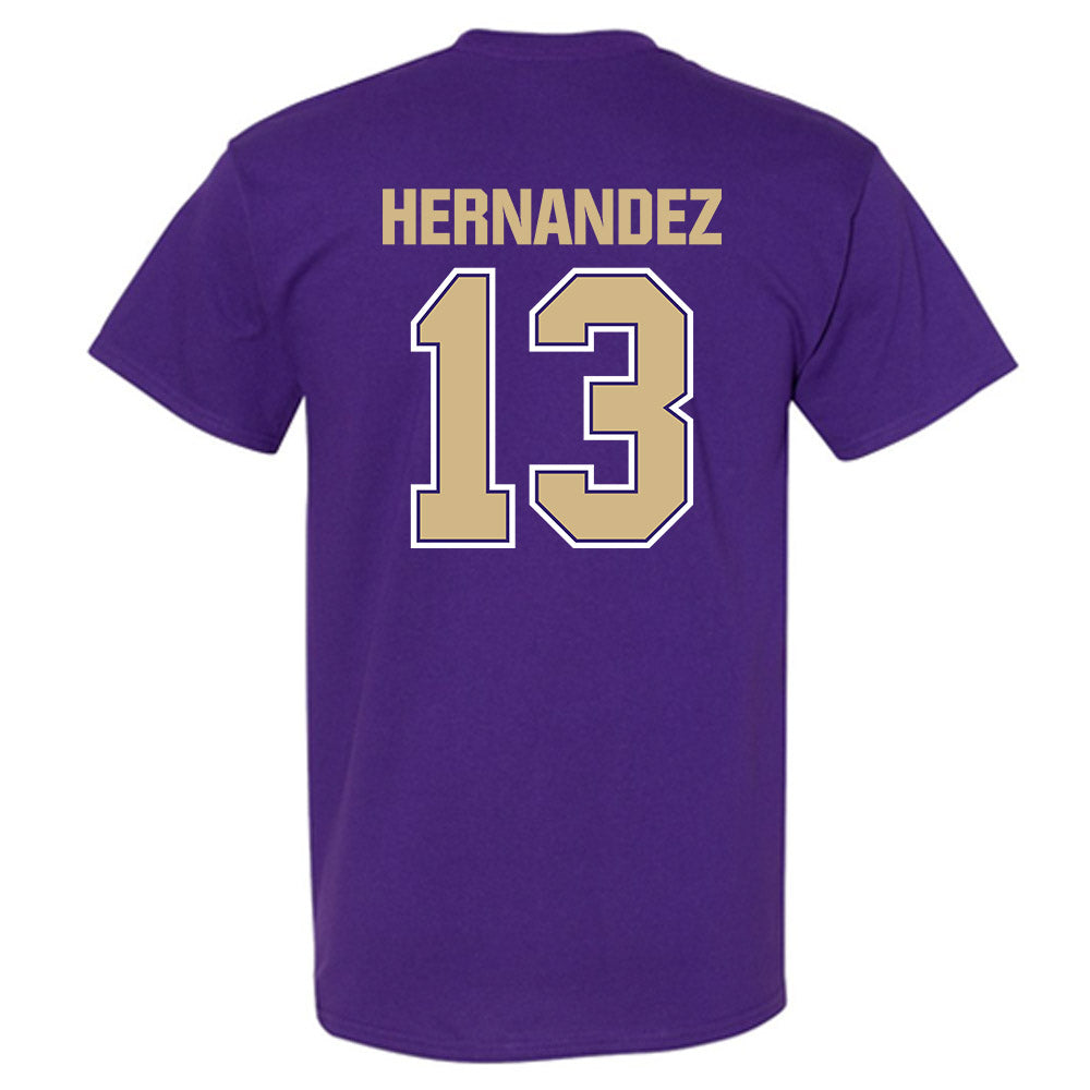 Washington - NCAA Men's Soccer : Kevin Hernandez - Classic Shersey T-Shirt-1