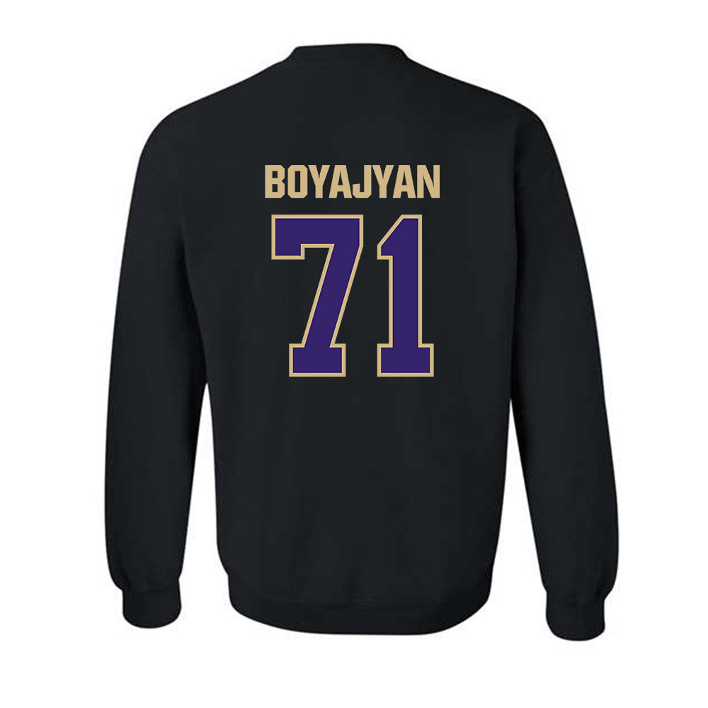 Washington - NCAA Football : Davit Boyajyan - Classic Shersey Crewneck Sweatshirt-1