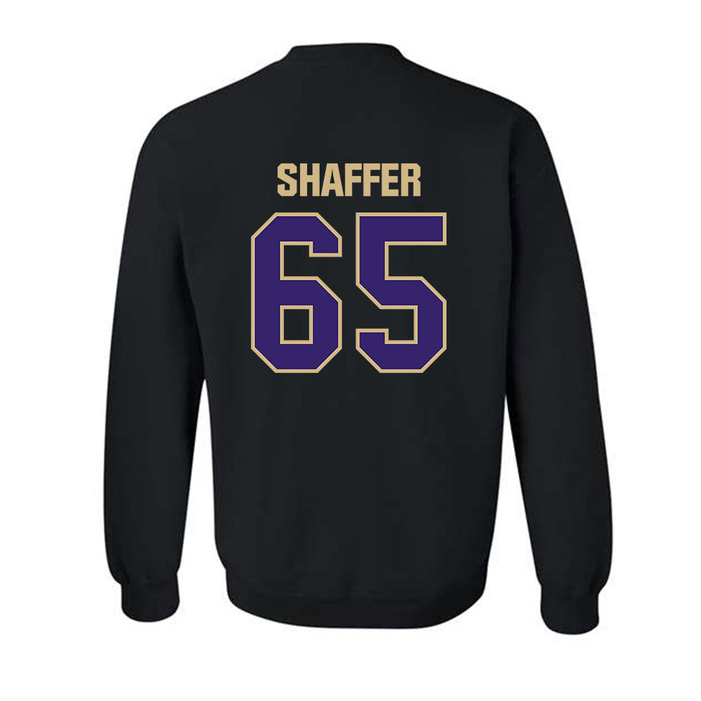 Washington - NCAA Football : Jack Shaffer - Classic Shersey Crewneck Sweatshirt-1