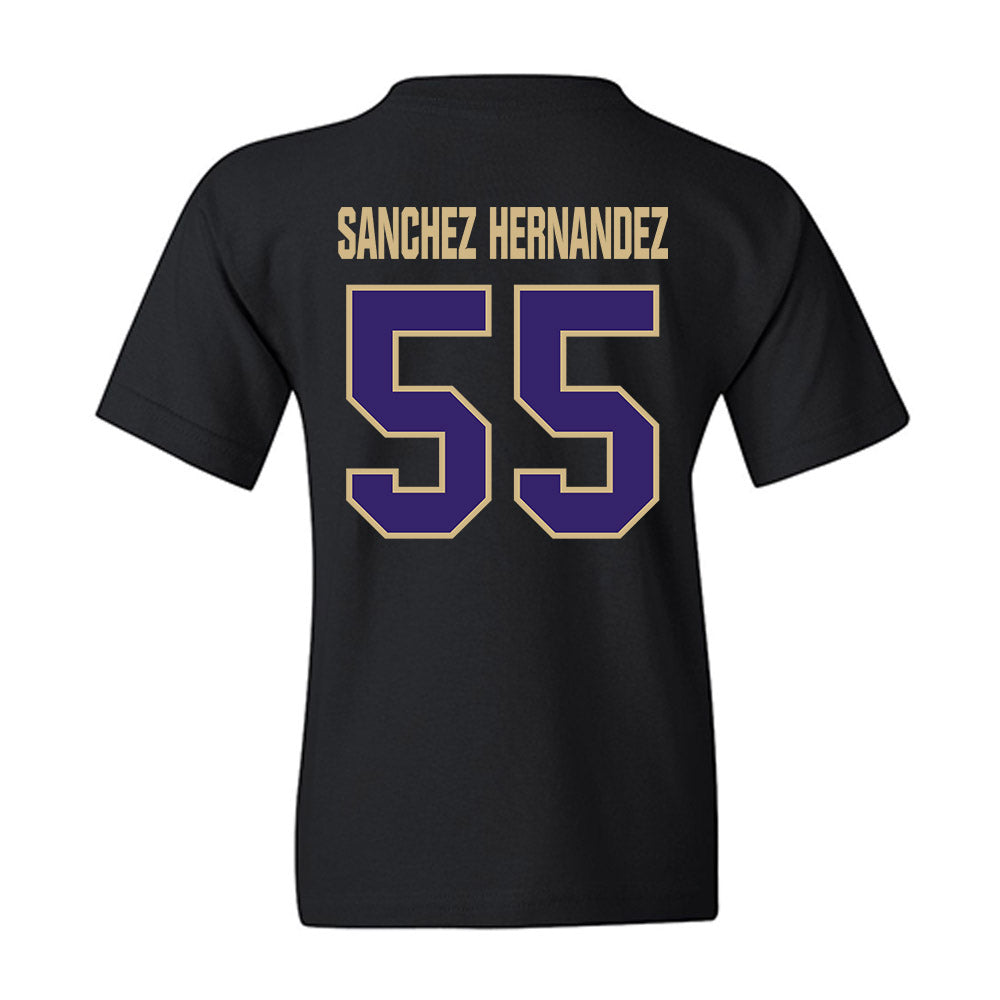 Washington - NCAA Football : Victor Sanchez Hernandez - Classic Shersey Youth T-Shirt-1