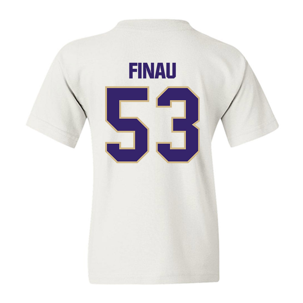 Washington - NCAA Football : Paki Finau - Classic Shersey Youth T-Shirt-1