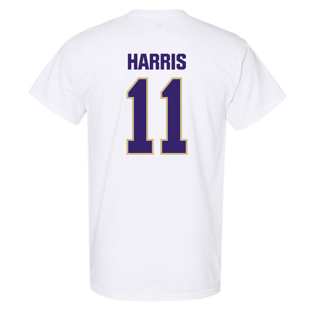 Washington - NCAA Football : Marcus Harris - Classic Shersey T-Shirt-1