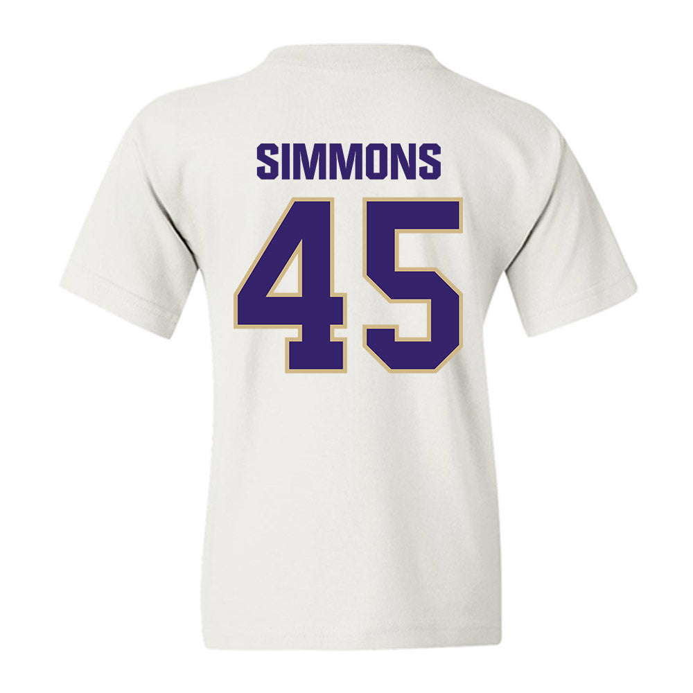 Washington - NCAA Football : Austin Simmons - Classic Shersey Youth T-Shirt-1