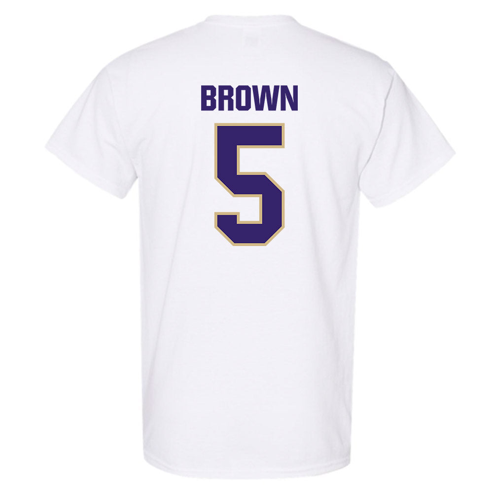 Washington - NCAA Women's Basketball : Teagan Brown - Classic Shersey T-Shirt-1