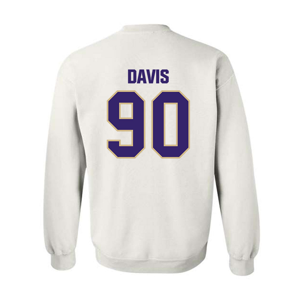 Washington - NCAA Football : Elinneus Davis - Classic Shersey Crewneck Sweatshirt-1