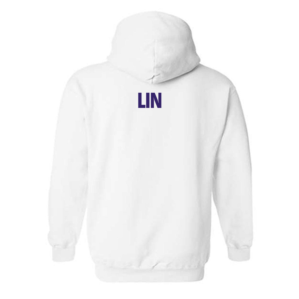 Washington - NCAA Women's Gymnastics : Kristin Lin - Classic Shersey Hooded Sweatshirt-1