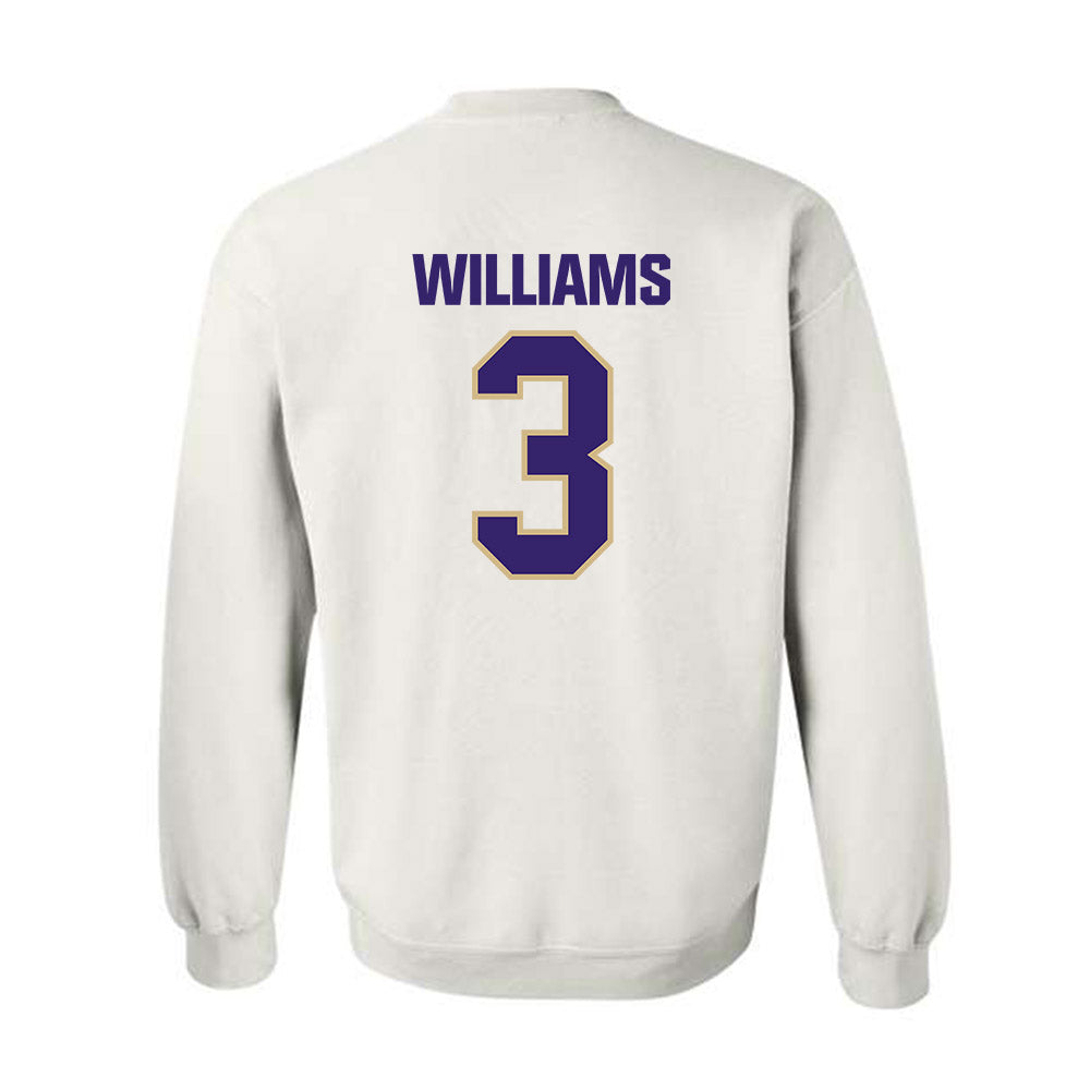 Washington - NCAA Football : Rashid Williams - Classic Shersey Crewneck Sweatshirt-1