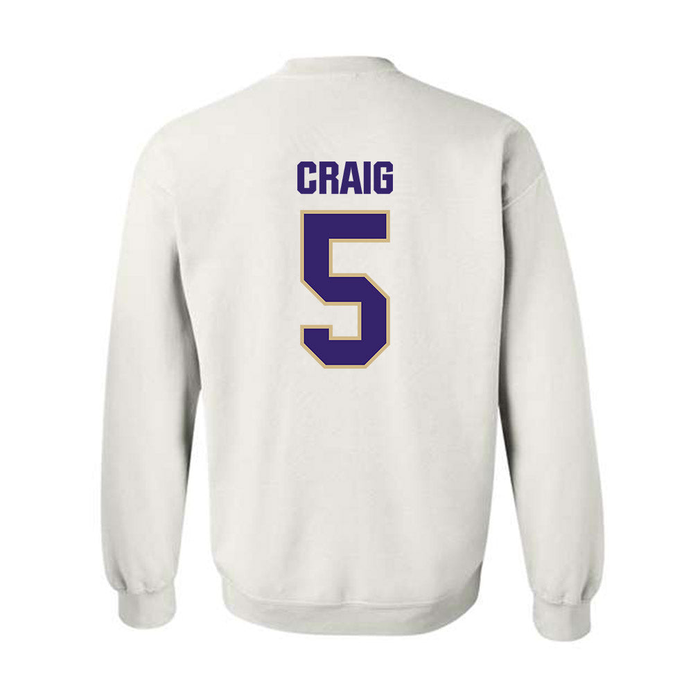 Washington - NCAA Softball : Addie Craig - Classic Shersey Crewneck Sweatshirt-1