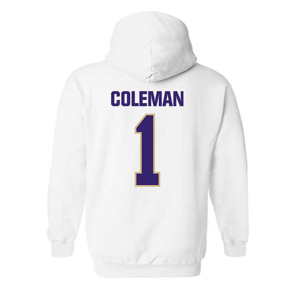 Washington - NCAA Football : Jonah Coleman - Classic Shersey Hooded Sweatshirt-1