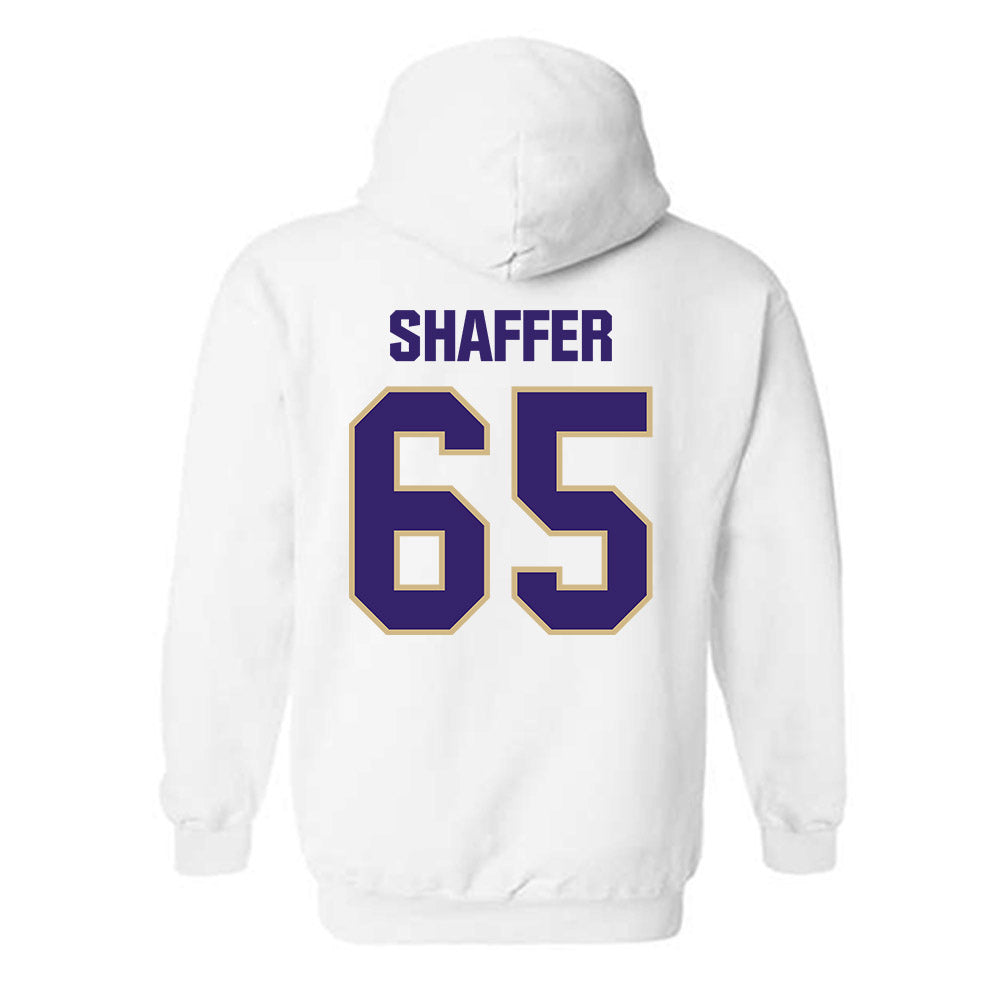 Washington - NCAA Football : Jack Shaffer - Classic Shersey Hooded Sweatshirt-1
