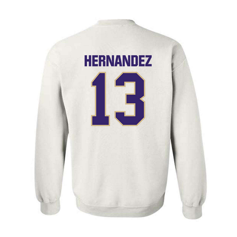 Washington - NCAA Men's Soccer : Kevin Hernandez - Classic Shersey Crewneck Sweatshirt-1