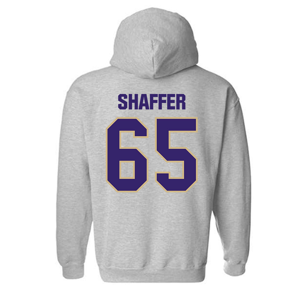 Washington - NCAA Football : Jack Shaffer - Classic Shersey Hooded Sweatshirt-1