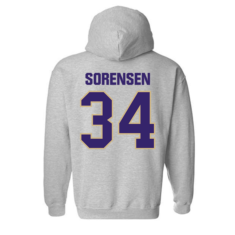 Washington - NCAA Baseball : Noah Sorensen - Classic Shersey Hooded Sweatshirt-1