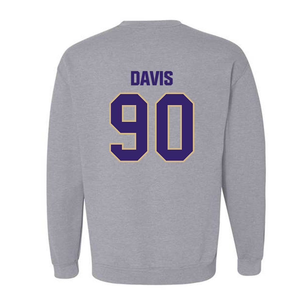 Washington - NCAA Football : Elinneus Davis - Classic Shersey Crewneck Sweatshirt-1