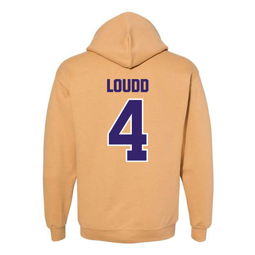 Washington - NCAA Women's Soccer : Maya Loudd - Classic Shersey Hooded Sweatshirt-1